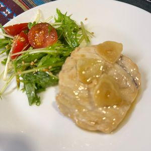TinGenの作ってみた!投稿(＊めかじきのにんにくオイバター照り焼き＊)