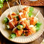 ふふおつまみ【ちくわの青じそチーズ巻き】やみつきにんにく味