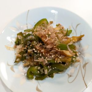 あさりの作ってみた!投稿(【ちくわとピーマンのおかか炒め】ご飯によく合う！お弁当にも♪)
