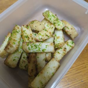 萬琉ママの作ってみた!投稿(香ばし醤油の♪【長芋の青のり醤油バター】)