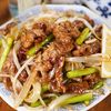 行列の定食屋さんの🍚牛肉とにんにくの芽のスタミナ炒め🤩の工程6