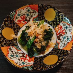 りんの作ってみた!投稿(レンジでもう1品『冬菜のおひたし』作り置きにも！)