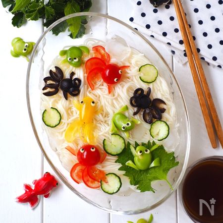 子供が喜ぶ お池そうめん By きゃらきゃら レシピサイト Nadia ナディア プロの料理家のおいしいレシピ