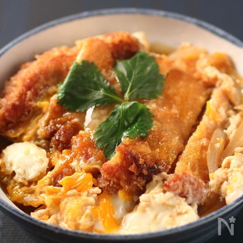 チキンカツで作る！親子かつ丼♪
