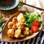 『コクたっぷり♡』鶏とカリフラワーのカレーマヨ炒め
