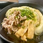 【白菜と豚肉と油揚げの煮物】簡単♪おもてなしにも