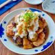 おろしのせでさっぱり♩鶏肉となすの甘酢炒め