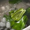 食べてやみつき!パリパリピーマンと【レンジでキーマカレー】の工程1