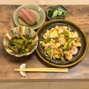 ぴくみんの作ってみた!投稿(これ、毎日いける。夏野菜の南蛮酢漬け)
