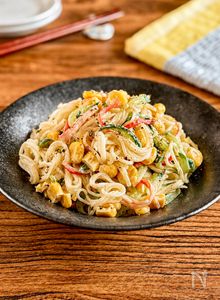 つるっと食べやすい♪夏にうれしい【そうめんサラダ】