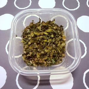 m★egの作ってみた!投稿(大根菜のごま炒め)