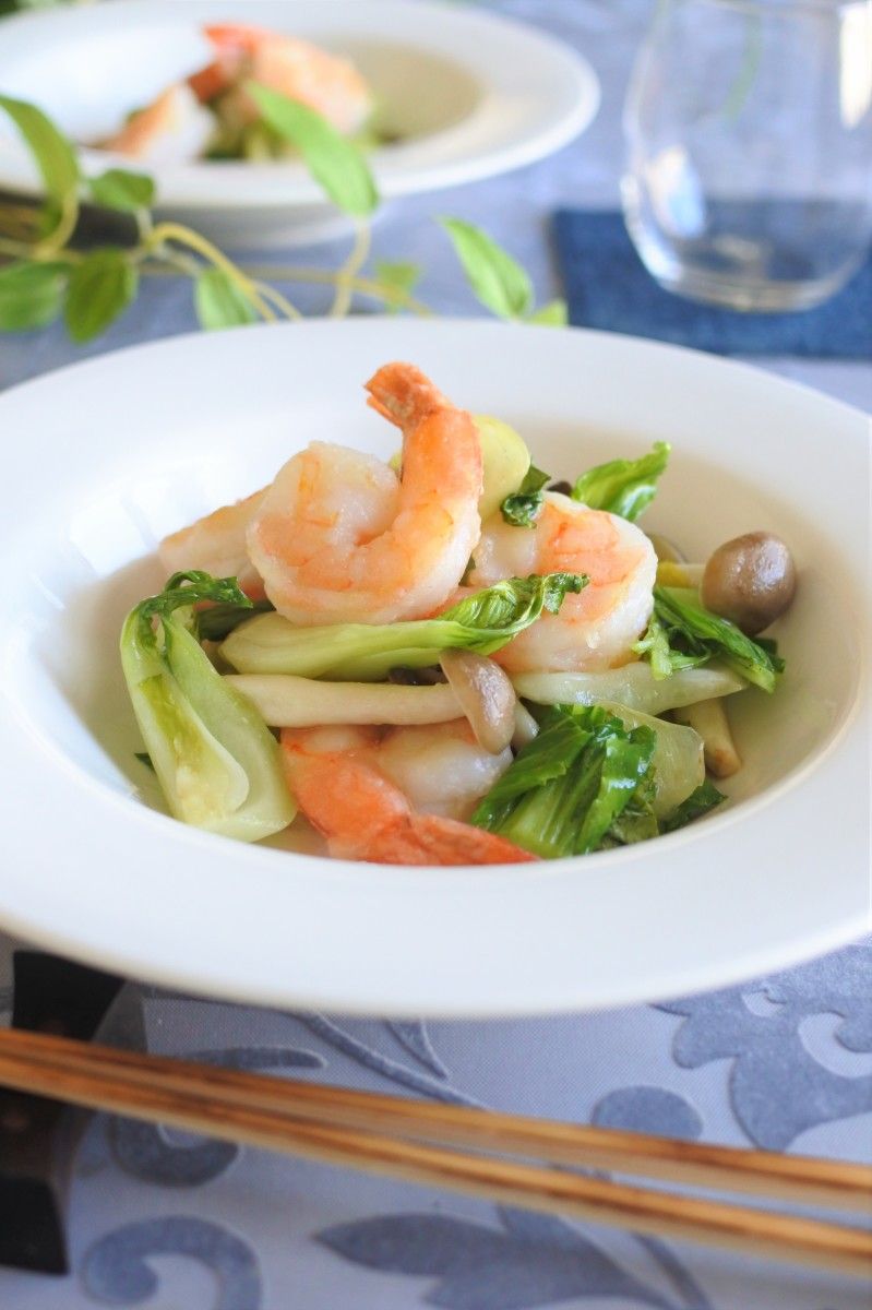 毎日でも食べたい 青梗菜と海老の絶品 塩味炒め レシピサイト Nadia ナディア プロの料理家のおいしいレシピ