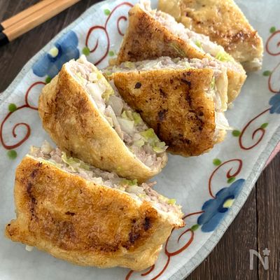 白菜たっぷり♪油揚げ餃子