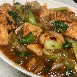 sirokumaの作ってみた!投稿(生姜でほっこり体が温まる　青梗菜と鶏肉の中華あん)