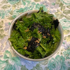 ちいさんの作ってみた!投稿(《３分で出来る♪》わさび菜のやみつきサラダ)