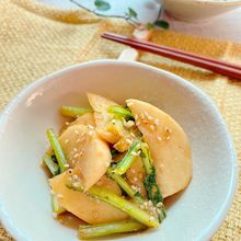 レンジ漬物・ごま油香る✧かぶの簡単漬物