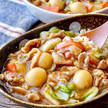 【中華あんかけごはん】ぺろっと食べれる♡餡たっぷり♪