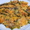 447588の作ってみた!投稿(カリッともちっと美味しい♪ニラキムチーズチヂミ)