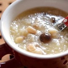 鶏としめじのお粥さん