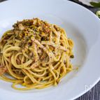 【絶品パスタ】ピスタチオのチーズクリームパスタ