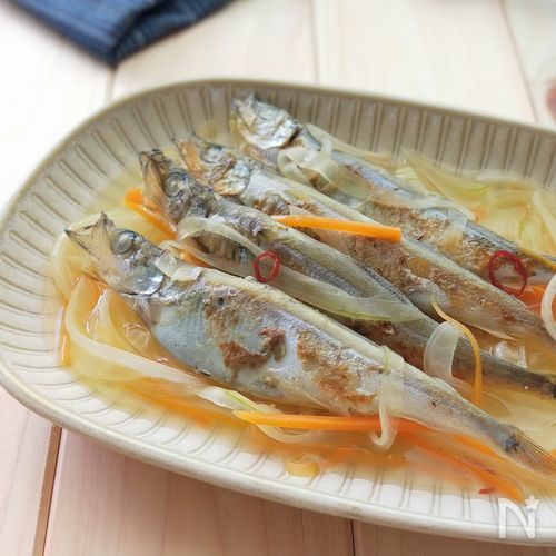 ししゃもの和風南蛮漬け♪夏にぴったりなさっぱり味!