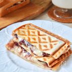 甘じょっぱ♡至福のレッドキドニーあんチーズホットサンド