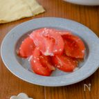 【お助け副菜】トマトの柚子胡椒塩麹｜爽やかな刺激の時短副菜！