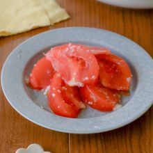 【お助け副菜】トマトの柚子胡椒塩麹｜爽やかな刺激の時短副菜！