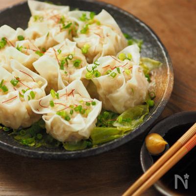 鶏むね肉でえびシュウマイ