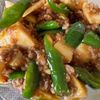 こはる𖧷ママの作ってみた!投稿(行列の定食屋さんの🍚筍とピーマンのオイスター肉味噌炒め🤩)