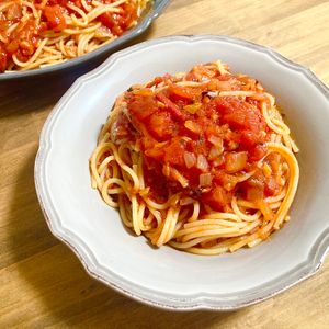 ゆかりの作ってみた!投稿(【スパゲッティアラビアータ】簡単なのに本格派！)