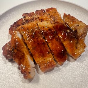 しーちゃんの作ってみた!投稿(お手軽ごちそうおかず♡『はちみつジンジャーポークステーキ』)