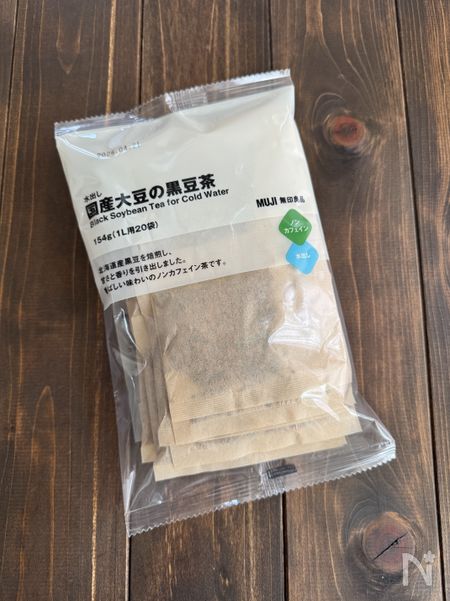 無印良品の「国産大豆の黒豆茶」