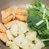 【鮭と小松菜のクリーム煮】時短で作れる！の工程3