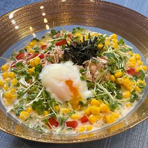 楽ラク手抜キッチン🐶🐾の作ってみた!投稿(こんなに美味しくていいかしら🤭ツナマヨコーンサラダそうめん)