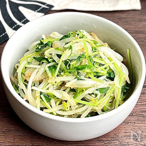 豆苗ともやしの中華ナムル