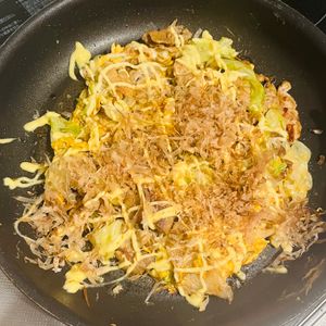金の作ってみた!投稿(ワンパン10分！【豚玉キャベツ炒め】パパっと簡単♩)