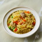 【2歳】炊飯器で！カレーピラフ【幼児食・取り分けごはん】