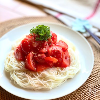 トマトだけでコクうま絶品そうめん♡
