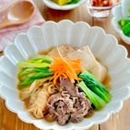 旨味たっぷり♡我が家の肉豆腐