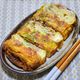 冷凍してた焼豚で「焼豚とネギの塩玉子焼き」