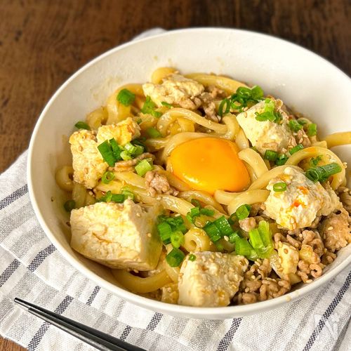 【麻婆焼きうどん】簡単でリピ確定