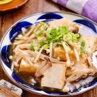 レンジで簡単副菜♡『厚揚げのきのこあん』