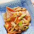 骨とり赤魚の甘酢あん炒め