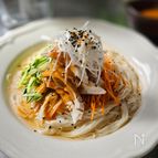 ピーナッツで作る箸が止まらない極旨だれ♪棒々鶏サッパリ麺