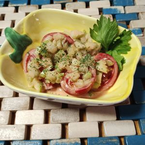 M＊Pの作ってみた!投稿(トマトのおいしい食べ方🤩トマトの濃厚オーロラマリネ😋🍅)