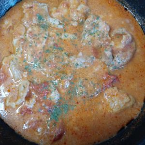 907307の作ってみた!投稿(鶏肉の無水♡トマトクリーム煮【#簡単#スピードおかず】)