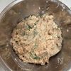 低脂質♡【大葉と豆腐のチキン味噌バーグ】混ぜて焼くだけ！の工程1