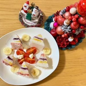おちゃその作ってみた!投稿(【クリスマスツリージャムサンド】食パンで簡単！)