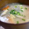 えみりんの作ってみた!投稿(厚揚げとこんにゃくの味噌汁)